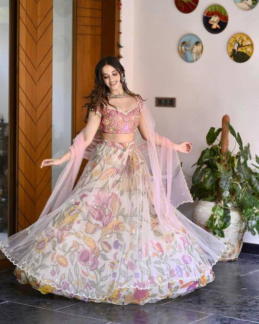 BB 26 Chinon silk Wedding lehenga choli wholesalers in Karnataka